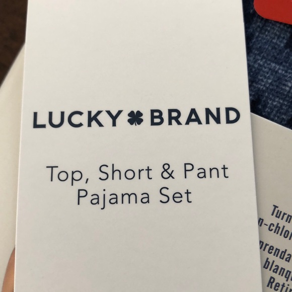 New Lucky Brand Pajama Set (3 pieces) - Picture 7 of 7